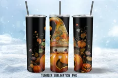 Pumpkin Halloween Tumbler Wrap Sublimation Design |Tumbler W Product Image 3