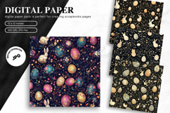 Easter Egg Background Seamless Pattern Digital Paper_3 Product Image 1