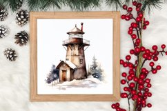Cozy Christmas Farm Clipart, Christmas Clipart Product Image 3