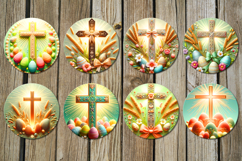 Christian Cross | easter car coaster &amp; key chain design Product Image 3
