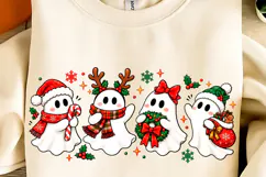 Merry Christmas Ghost PNG, Funny Christmas PNG, Christmas Product Image 2