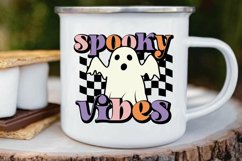 Halloween Sublimation Bundle, Spooky Retro Halloween T shirt Product Image 4
