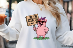 I CAN T SEE THE HATERS WITH MY WINE GLASSES ON PNG Product Image 1