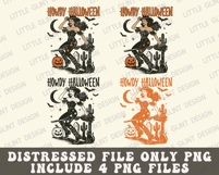 owdy Halloween PNG | Cowgirl riding | Funny Halloween PNG Product Image 3