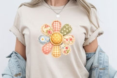 Patchwork Daisy PNG, Vintage Spring/Summer Sublimation Product Image 3