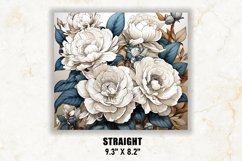 Camellia &amp; Ruta Graveolen Flower Tumbler Wrap Product Image 3