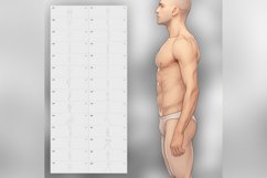 100 Procreate Men's Mannequin Stamp Brushes Product Image 9