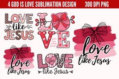 God Is Love Clipart PNG Product Image 1