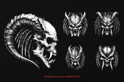 10 Bundle Dark Art Predator Monster Creature Beast Horror Product Image 5