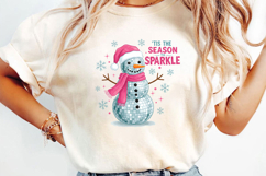 Disco Snowman Christmas Sublimation, Christmas Png Product Image 2
