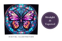 Butterfly Tumbler Wrap Sublimation, Butterfly Sublimation Product Image 3