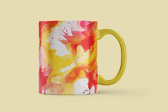 Yellow Orange Ink Digital Paper Product Image 3