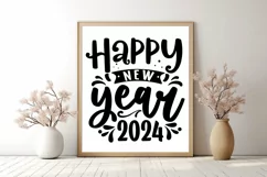 Happy new year 2024 SVG, Happy New Year SVG Product Image 3