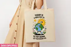 Today is a new day to try again. PNG, Mental Health Subli Product Image 3