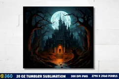 Halloween Tumbler Sublimation Wraps, Tumbler Halloween Product Image 3