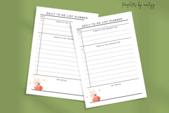 Minimal Daily To-Do List Planner Template | Canva Editable Product Image 2