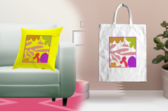 Abstract Botanical Patch Embroidery Design Product Image 3