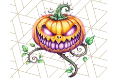 Spooky Jack O Lantern PNG Clipart, Scary Halloween Pumpkins Product Image 3