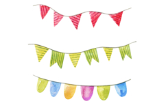 Watercolor Circus Clipart Bundle, Hand Painted PNG Product Image 2