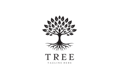 Colorful Leaves Tree Logo Design Vector Illustration Product Image 3