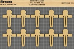Glowforge Pins Bundle - honeycomb pins - crumb tray pin 748 Product Image 3