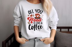 All you need is love &amp; coffee SVG Product Image 3