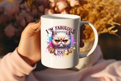Funny Cat Sarcastic Quote Clipart Sublimation #3 Product Image 2