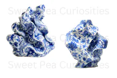Blue Toile, Ephemera, PNG, Clipart, Junk Journal, flowers Product Image 3