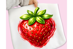 Boho Strawberry Coquette PNG, Summer Strawberry PNG Product Image 4