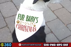 Fur baby's first christmas SVG, Christmas Dog SVG Product Image 3