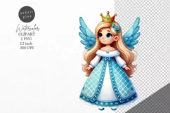 Christmas clipart, Angel clipart, Winter clipart Product Image 1
