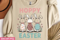 Hoppy Easter PNG, Retro Easter Sublimation PNG Product Image 3