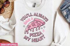 You&#039;ll always have pizza my heart PNG, Retro Valentine PNG Product Image 3