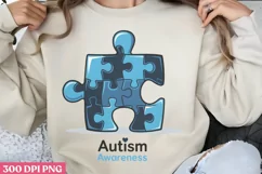 Autism awareness PNG, Autism Sublimation PNG Product Image 1