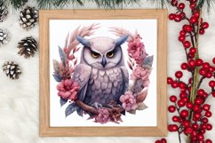 Christmas Owl Clipart, Christmas Owl Clipart, Christmas Owl Product Image 3