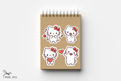 Cute Kitty stickers - 6 Variations Product Image 2