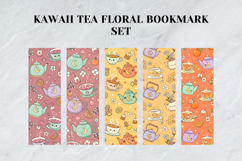 Kawaii Tea Floral Bookmark Set,Cozy Teacup Art Stationery Product Image 3