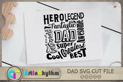 Father's Day Svg, Dad Svg, Father Svg, Best Dad Ever Svg Product Image 2