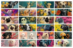 Cartoon Dog Mug Designs, Dogs Mug Bundle, Dog Sublimation Product Image 3