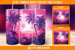 Forest Tumbler Wrap Designs, Sublimation Wrap Product Image 1