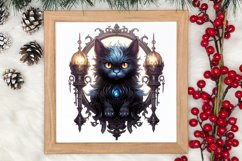 Mysterious Gothic Christmas Clipart Sublimation Product Image 3