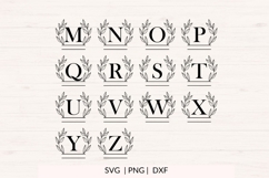 Wreath Split Monogram SVG Bundle Product Image 3