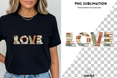Love Books PNG | Stacked Book Letters Design | Book Lover Product Image 3