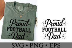 Proud Football Dad Svg | Game Day Svg | Shirt Svg Product Image 1