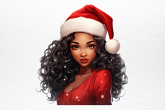 Christmas Fashion Girl Sublimation PNG Product Image 3