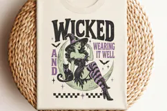 Spooky Looks Great on You Witch PNG, Retro Halloween Witch a Product Image 3