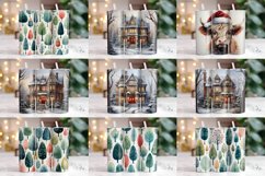 Christmas Tumbler Wrap Bundle | Christmas | Sublimation PNG Product Image 3