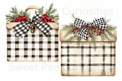 Christmas, Presents, Ephemera, PNG, watercolor, Clipart Product Image 3