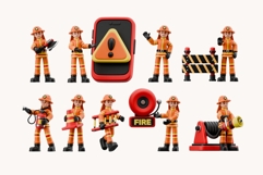 3D Fire Fighter Element Bundle Product Image 3
