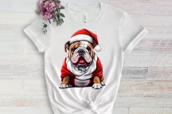 Cute Christmas Dog Sublimation Clipart, Cute Christmas Dog Product Image 3